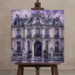 Premium Wall Art Kare Html Edition – ARCHITECTURENW2070 displayed on a studio easel