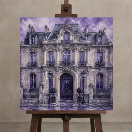 Premium Wall Art Kare Html Edition – ARCHITECTURENW2070 displayed on a studio easel