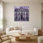 Premium Wall Art Kare Html Edition – ARCHITECTURENW2070 styled in a refined neutral interior