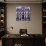 Premium Wall Art Kare Html Edition – ARCHITECTURENW2070 displayed in a contemporary gallery-inspired room