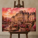 Premium Wall Art Yatay Html Edition – ARCHITECTURENW2074 displayed on a studio easel