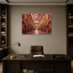 Premium Wall Art Yatay Html Edition – ARCHITECTURENW2075 displayed in a contemporary gallery-inspired room