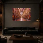 Premium Wall Art Yatay Html Edition – ARCHITECTURENW2075 shown in a warm modern interior