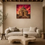 Premium Wall Art Kare Html Edition – ARCHITECTURENW2076 presented in a sophisticated home setting