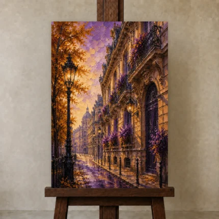 Premium Wall Art Dikey Html Edition – ARCHITECTURENW2079 displayed on a studio easel