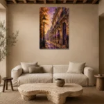 Premium Wall Art Dikey Html Edition – ARCHITECTURENW2079 presented in a sophisticated home setting