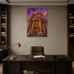 Premium Wall Art Dikey Html Edition – ARCHITECTURENW2081 displayed in a contemporary gallery-inspired room