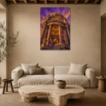Premium Wall Art Dikey Html Edition – ARCHITECTURENW2081 presented in a sophisticated home setting