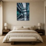Premium Wall Art Dikey Html Edition – ARCHITECTURENW2086 showcased in an elegant minimalist interior