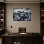 Premium Wall Art Yatay Html Edition – ARCHITECTURENW2090 displayed in a contemporary gallery-inspired room