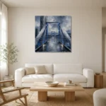 Premium Wall Art Kare Html Edition – ARCHITECTURENW2092 styled in a refined neutral interior