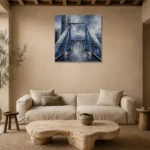Premium Wall Art Kare Html Edition – ARCHITECTURENW2092 presented in a sophisticated home setting