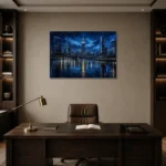 Premium Wall Art Yatay Html Edition – ARCHITECTURENW2096 displayed in a contemporary gallery-inspired room