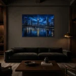 Premium Wall Art Yatay Html Edition – ARCHITECTURENW2096 shown in a warm modern interior