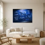 Premium Wall Art Yatay Html Edition – ARCHITECTURENW2100 styled in a refined neutral interior