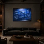 Premium Wall Art Yatay Html Edition – ARCHITECTURENW2100 shown in a warm modern interior