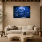 Premium Wall Art Yatay Html Edition – ARCHITECTURENW2100 presented in a sophisticated home setting