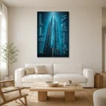 Premium Wall Art Dikey Html Edition – ARCHITECTURENW2103 styled in a refined neutral interior