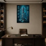 Premium Wall Art Dikey Html Edition – ARCHITECTURENW2105 displayed in a contemporary gallery-inspired room