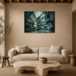 Premium Wall Art Yatay Html Edition – ARCHITECTURENW2108 presented in a sophisticated home setting