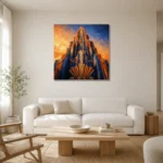 Premium Wall Art Kare Html Edition – ARCHITECTURENW2112 styled in a refined neutral interior