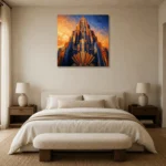 Premium Wall Art Kare Html Edition – ARCHITECTURENW2112 showcased in an elegant minimalist interior