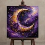 Premium Wall Art Kare Html Edition – ASTROLOGYNW2001 displayed on a studio easel
