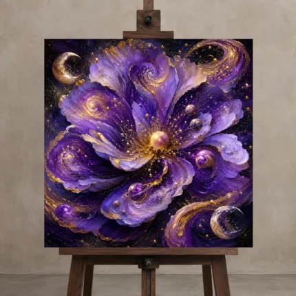 Premium Wall Art Kare Html Edition – ASTROLOGYNW2002 displayed on a studio easel