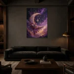 Premium Wall Art Dikey Html Edition – ASTROLOGYNW2004 shown in a warm modern interior