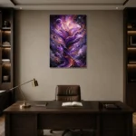 Premium Wall Art Dikey Html Edition – ASTROLOGYNW2005 displayed in a contemporary gallery-inspired room