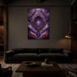 Premium Wall Art Dikey Html Edition – ASTROLOGYNW2006 shown in a warm modern interior
