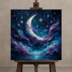 Premium Wall Art Kare Html Edition – ASTROLOGYNW2007 displayed on a studio easel