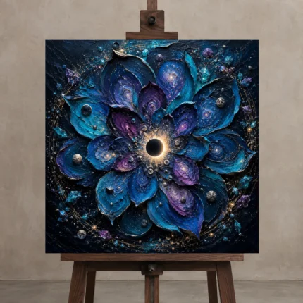 Premium Wall Art Kare Html Edition – ASTROLOGYNW2008 displayed on a studio easel