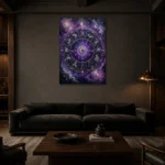 Premium Wall Art Dikey Html Edition – ASTROLOGYNW2010 shown in a warm modern interior