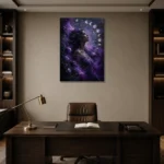 Premium Wall Art Dikey Html Edition – ASTROLOGYNW2011 displayed in a contemporary gallery-inspired room