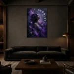 Premium Wall Art Dikey Html Edition – ASTROLOGYNW2011 shown in a warm modern interior