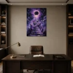 Premium Wall Art Dikey Html Edition – ASTROLOGYNW2012 displayed in a contemporary gallery-inspired room