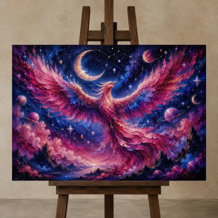 Premium Wall Art Yatay Html Edition – ASTROLOGYNW2022 displayed on a studio easel