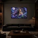 Premium Wall Art Yatay Html Edition – ASTROLOGYNW2031 shown in a warm modern interior