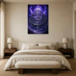 Premium Wall Art Dikey Html Edition – ASTROLOGYNW2035 showcased in an elegant minimalist interior