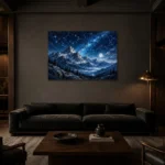Premium Wall Art Yatay Html Edition – ASTROLOGYNW2039 shown in a warm modern interior