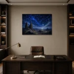 Premium Wall Art Yatay Html Edition – ASTROLOGYNW2047 displayed in a contemporary gallery-inspired room