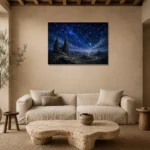 Premium Wall Art Yatay Html Edition – ASTROLOGYNW2047 presented in a sophisticated home setting