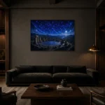 Premium Wall Art Yatay Html Edition – ASTROLOGYNW2048 shown in a warm modern interior