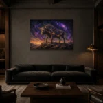 Premium Wall Art Yatay Html Edition – ASTROLOGYNW2064 shown in a warm modern interior