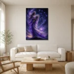 Premium Wall Art Dikey Html Edition – ASTROLOGYNW2067 styled in a refined neutral interior
