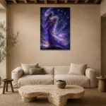 Premium Wall Art Dikey Html Edition – ASTROLOGYNW2067 presented in a sophisticated home setting