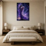 Premium Wall Art Dikey Html Edition – ASTROLOGYNW2067 showcased in an elegant minimalist interior