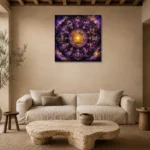 Premium Wall Art Kare Html Edition – ASTROLOGYNW2070 presented in a sophisticated home setting