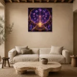 Premium Wall Art Kare Html Edition – ASTROLOGYNW2071 presented in a sophisticated home setting